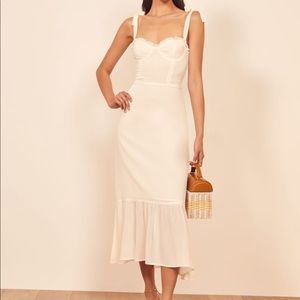 Reformation Nikita Dress in Ivory